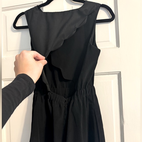 NWOT By Corpus Black Scalloped Sleeveless Mini dress with open back - size Small - Picture 7 of 11